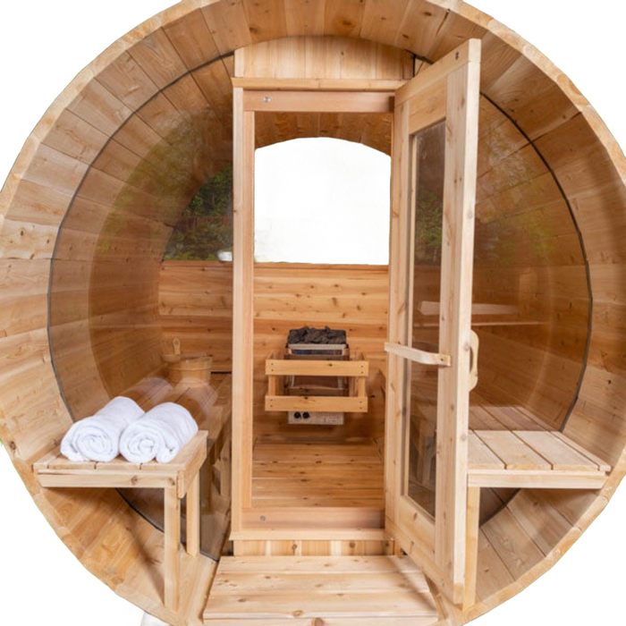 Tranquility MP Barrel Sauna by Leisurecraft