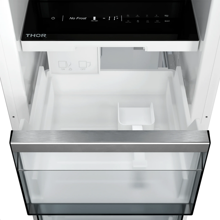 THOR KITCHEN X-Series 18" 8.6 cu. ft. Panel Ready Built-In Freezer Column with Automatic Ice Maker, XRF18CFZ
