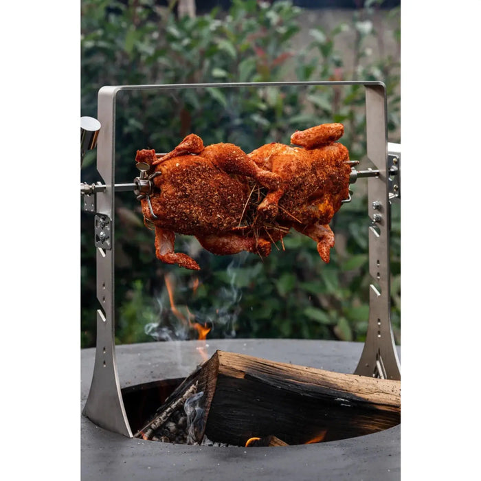 Cordless Motor Equipped Rotisserie Designed For 30" Grills