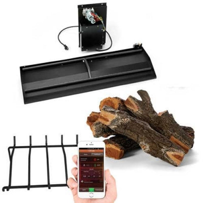 HPC Fire Dual-Step Bluetooth-Enabled Outdoor Fireplace Kit