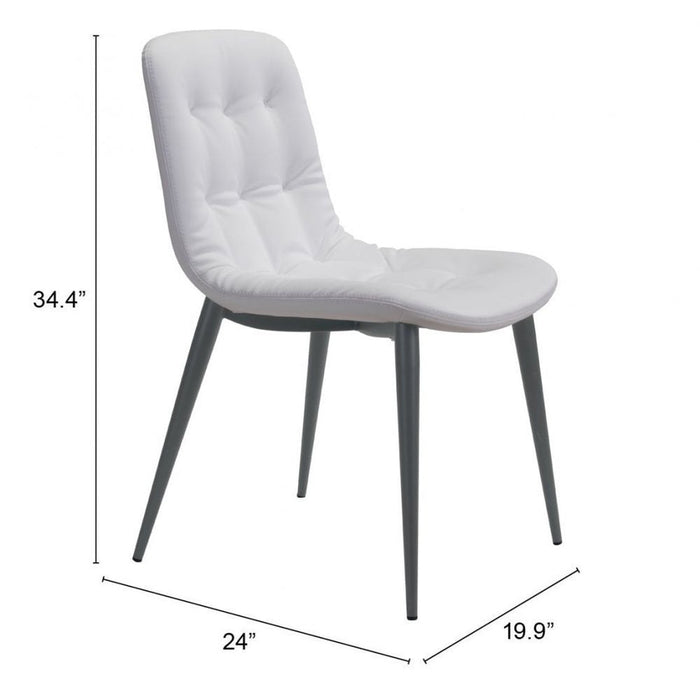 Zuo Tangiers Dining Chair (Set of 2) White