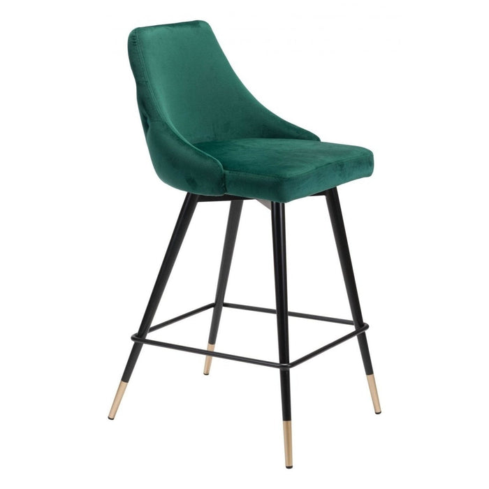 Zuo Piccolo Green Counter Chair