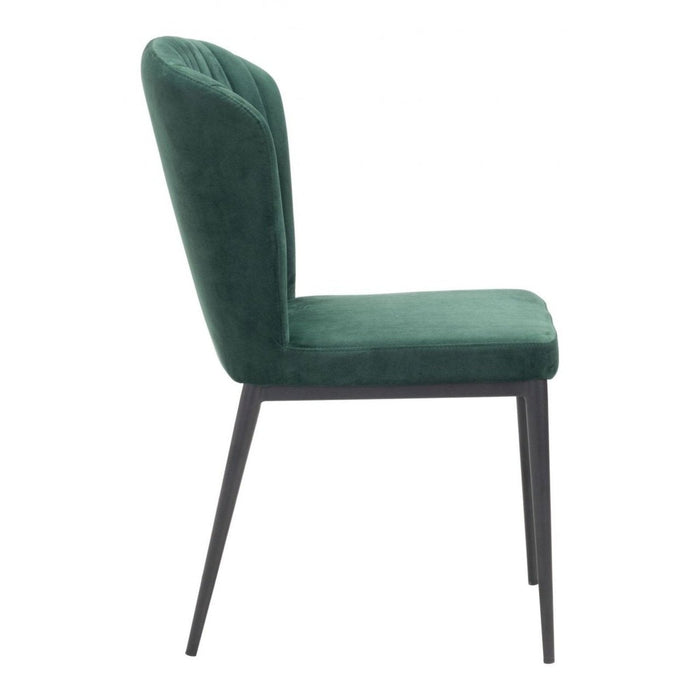 Zuo Tolivere Dining Chairs: Set of 2 in Elegant Green