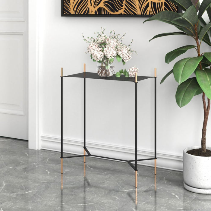 Zuo Austin Side Table Black & Gold