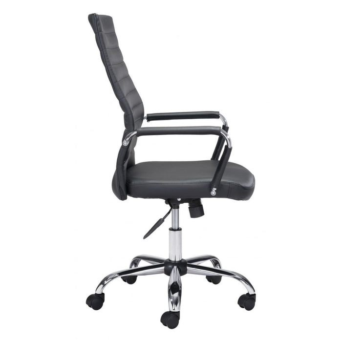 Zuo Primero Black Office Chair - Sleek and Comfortable