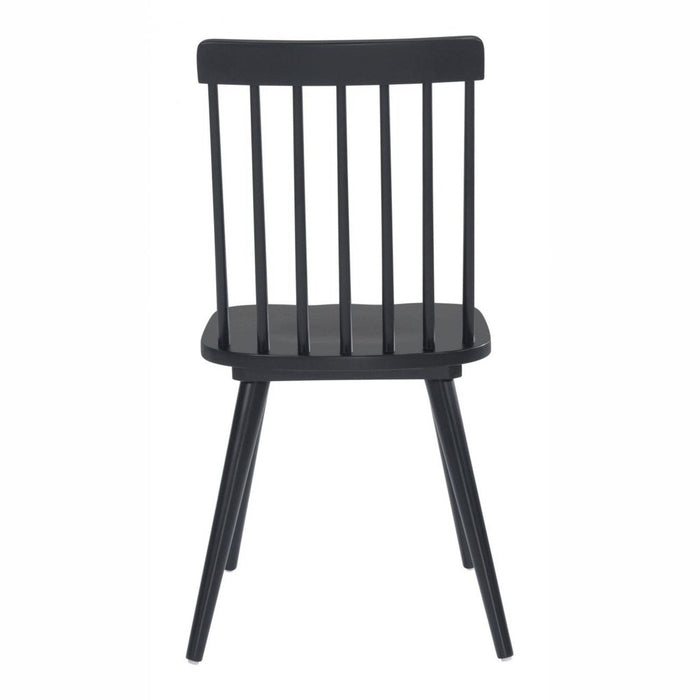 Zuo Ashley Black Dining Chairs - Set of 2 for Stylish Seating