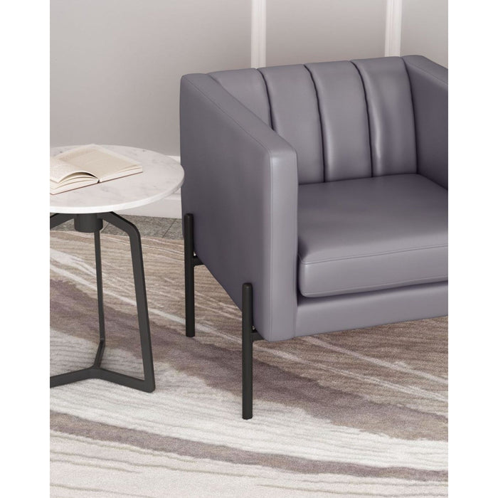 Zuo Jess Gray Accent Chair - Stylish Seating