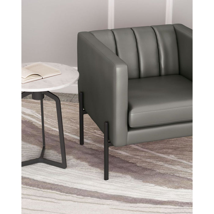 Zuo Jess Green Accent Chair: Stylish Seating for Your Space