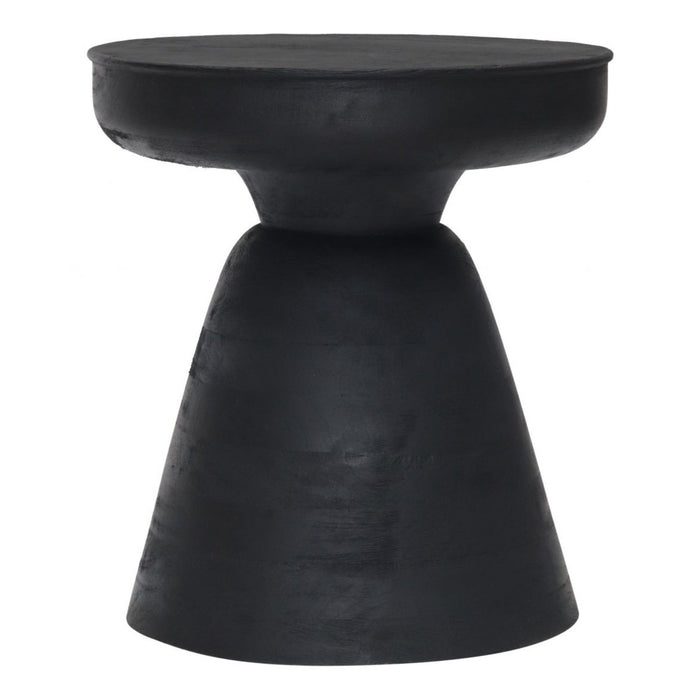 Zuo Sage Black Side Table: Elegant Accent for Stylish Spaces