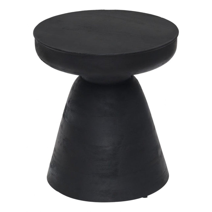 Zuo Sage Black Side Table: Elegant Accent for Stylish Spaces