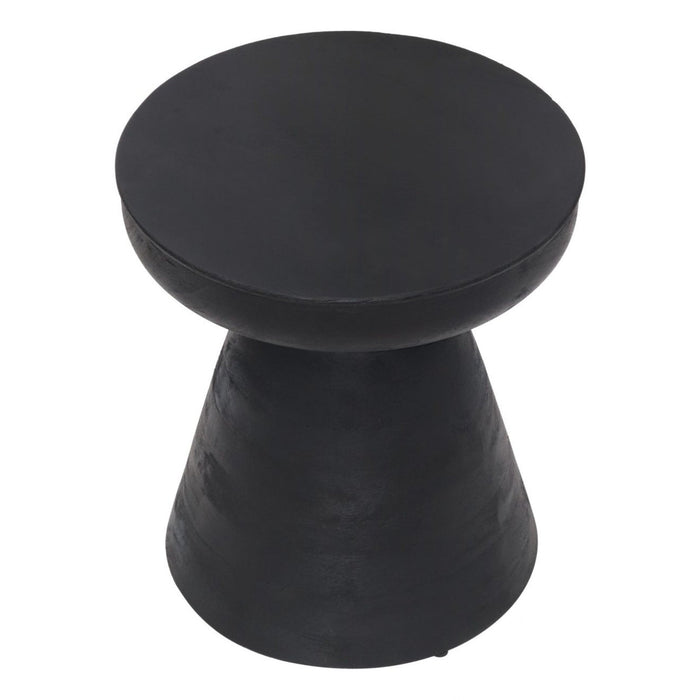 Zuo Sage Black Side Table: Elegant Accent for Stylish Spaces