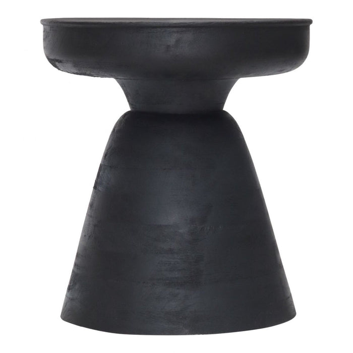 Zuo Sage Black Side Table: Elegant Accent for Stylish Spaces