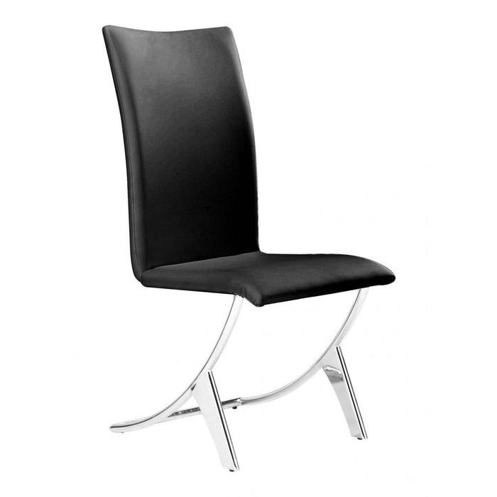 Delfin Black Dining Chairs - Set of 2 for Stylish Seating