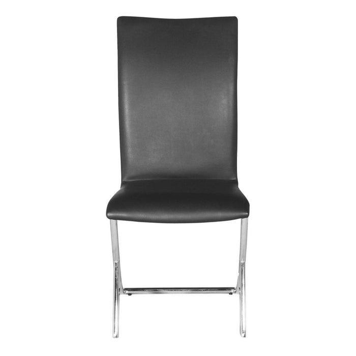 Delfin Black Dining Chairs - Set of 2 for Stylish Seating