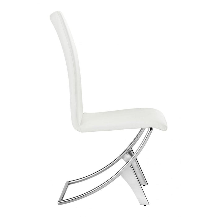 Delfin Dining Chairs (2-Pack) - Elegant White Set for Stylish Spaces