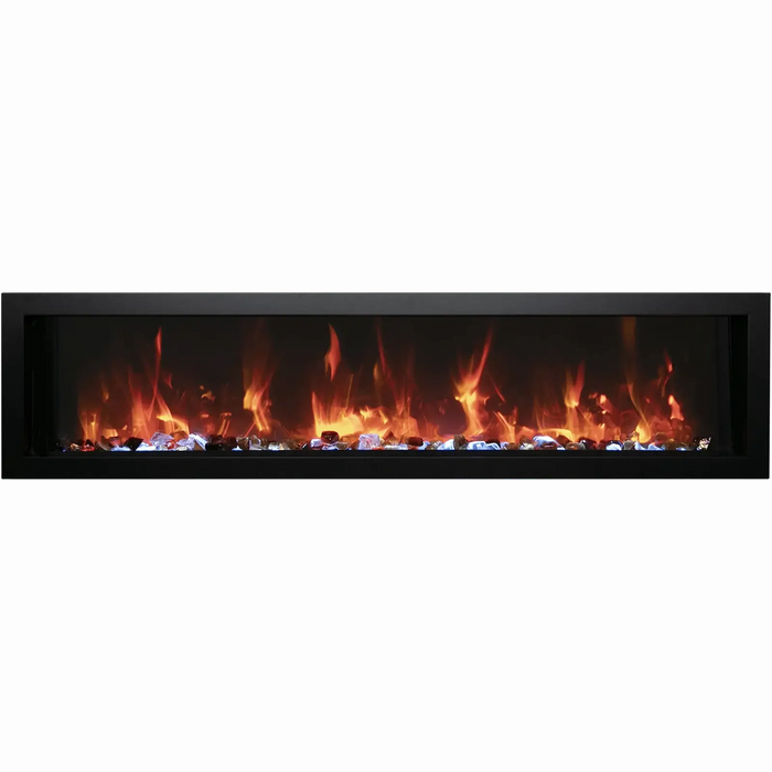 Amantii Panorama BI Extra Slim Fireplace: Stylish Indoor/Outdoor Elegance