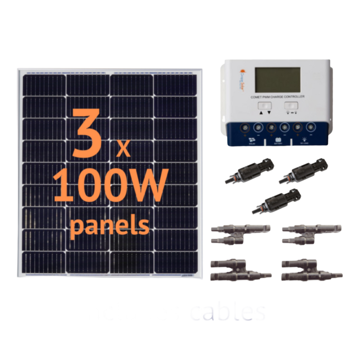 Grape Solar 300-Watt Off-Grid Solar Panel Kit