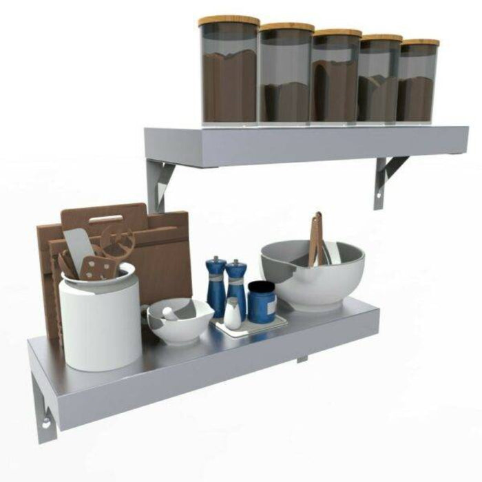 Wall Shelf - Robust Design in 304 Stainless Steel