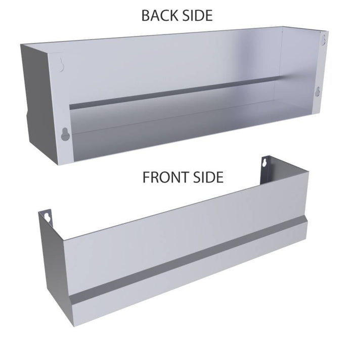 Durable Speed Rail Storage Shelf - 18-Gauge Stainless Steel