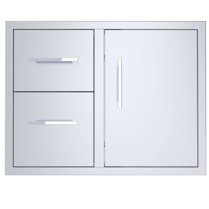 Sunstone Signature Series 30-inch Beveled Double Drawer Door Combo Unit