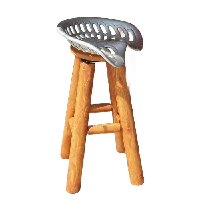 30" Tractor Seat Bar Stool with Swivel by Leisurecraft