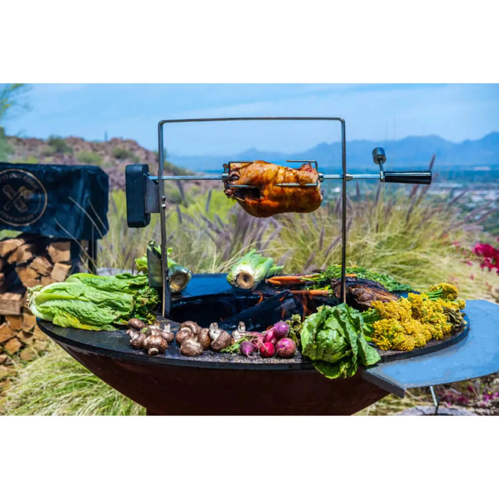 Cordless Motor Equipped Rotisserie Designed For 30" Grills