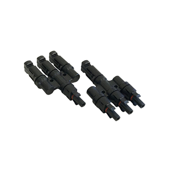 Renogy Solar MC4Y2 Branch Connectors MMMF+FFFM Pair, Multicolor