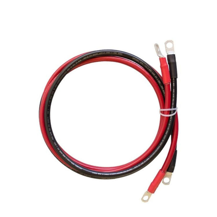 Renogy 5ft 4AWG Battery Inverter Cables for 3/8 in Lugs