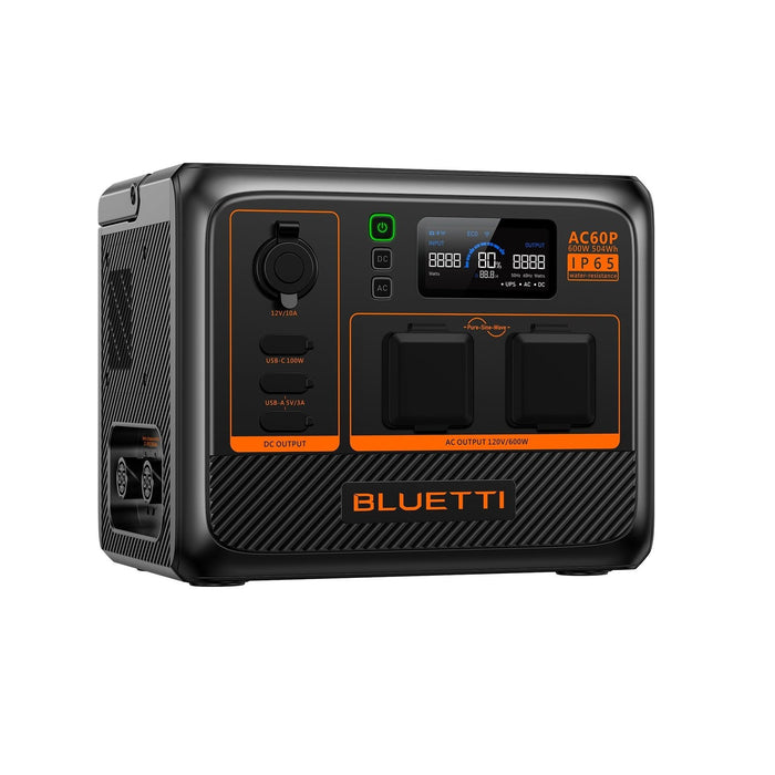 Bluetti AC Portable Power Station - 600W - 504Wh