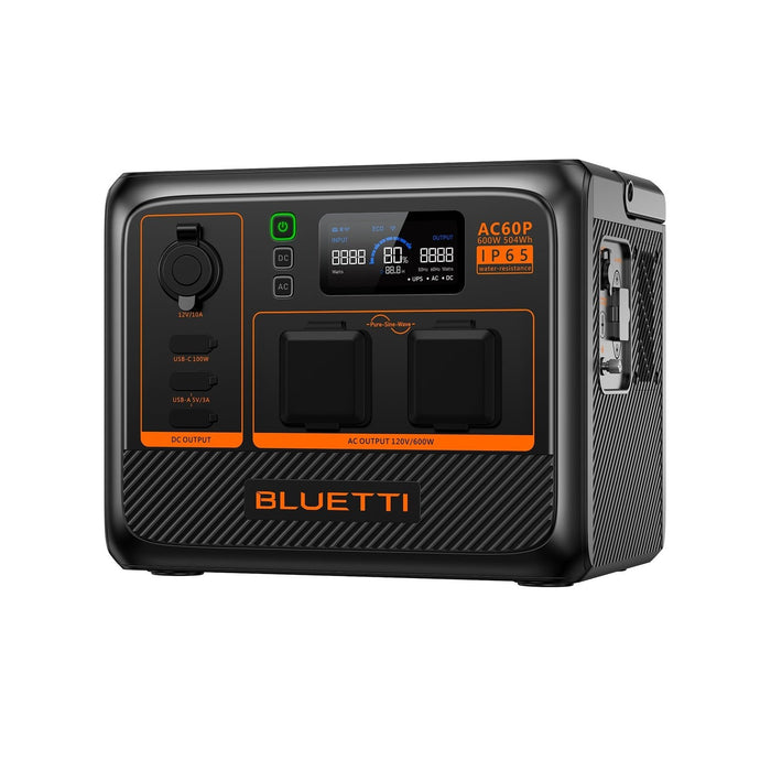 Bluetti AC Portable Power Station - 600W - 504Wh