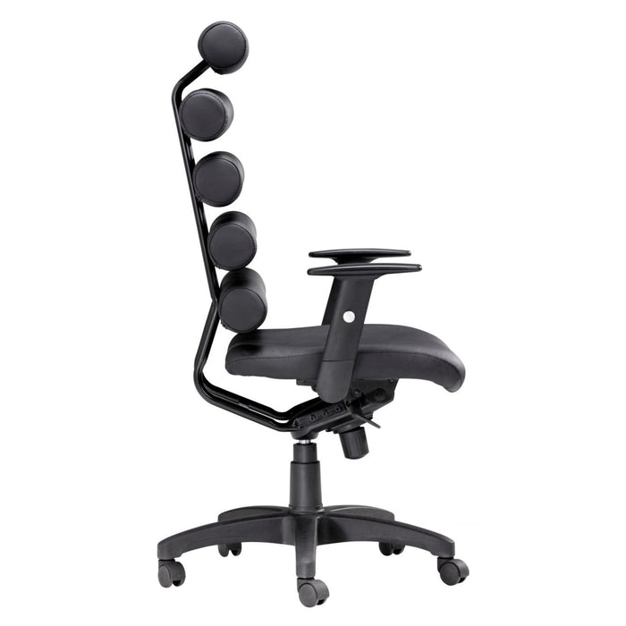 Zuo Unico Black Office Chair - Sleek and Stylish Seating Solution