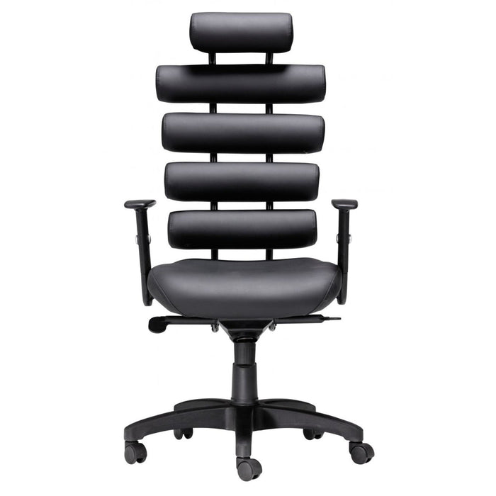 Zuo Unico Black Office Chair - Sleek and Stylish Seating Solution