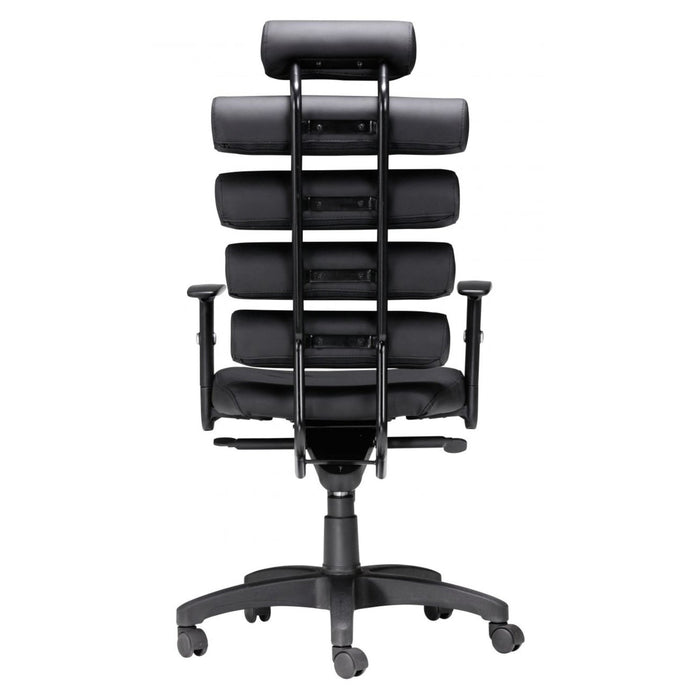 Zuo Unico Black Office Chair - Sleek and Stylish Seating Solution