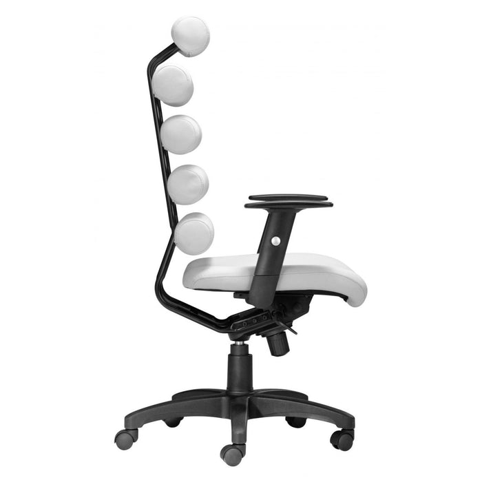 Zuo Unico White Office Chair - Stylish Comfort