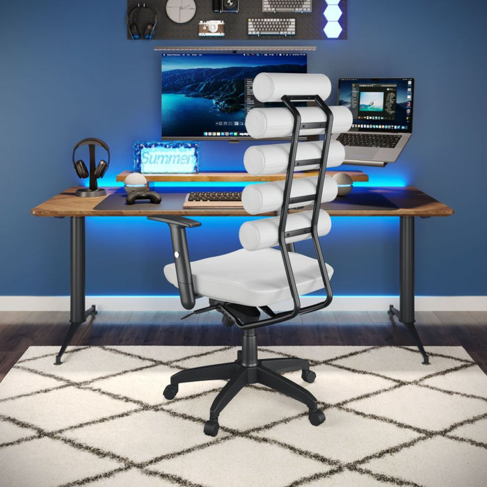 Zuo Unico White Office Chair - Stylish Comfort