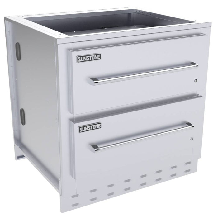 Double Warming Drawer Cabinet for 34-Inch Sunstone Double Warming Drawer