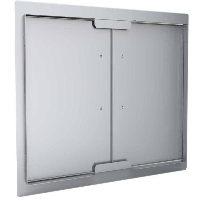 36-inch Double Access Door Flush Mount Unit - Light Brush Finish