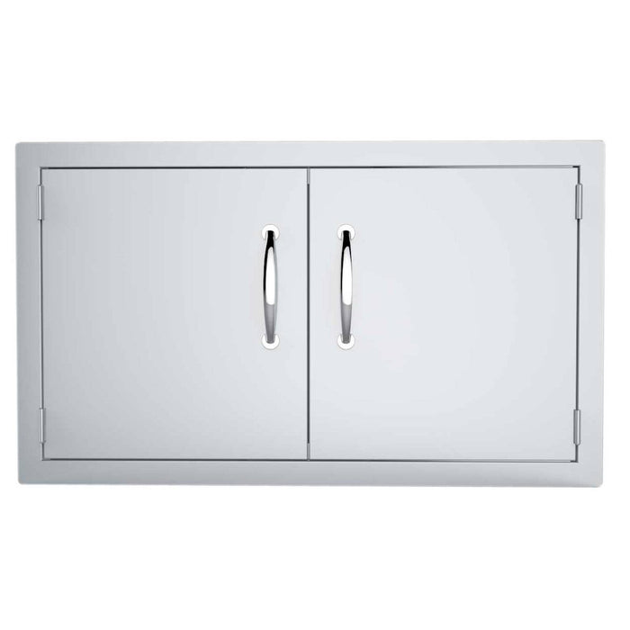 36-inch Double Access Door Flush Mount Unit - Light Brush Finish