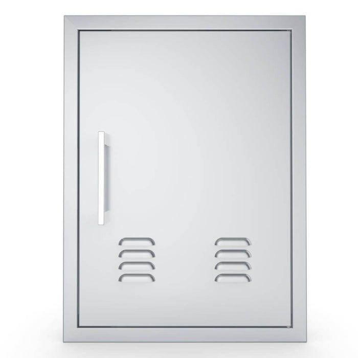 Sunstone 14" x 20" Vertical Vented Door with Beveled Frame and Right-Swing Signature Series