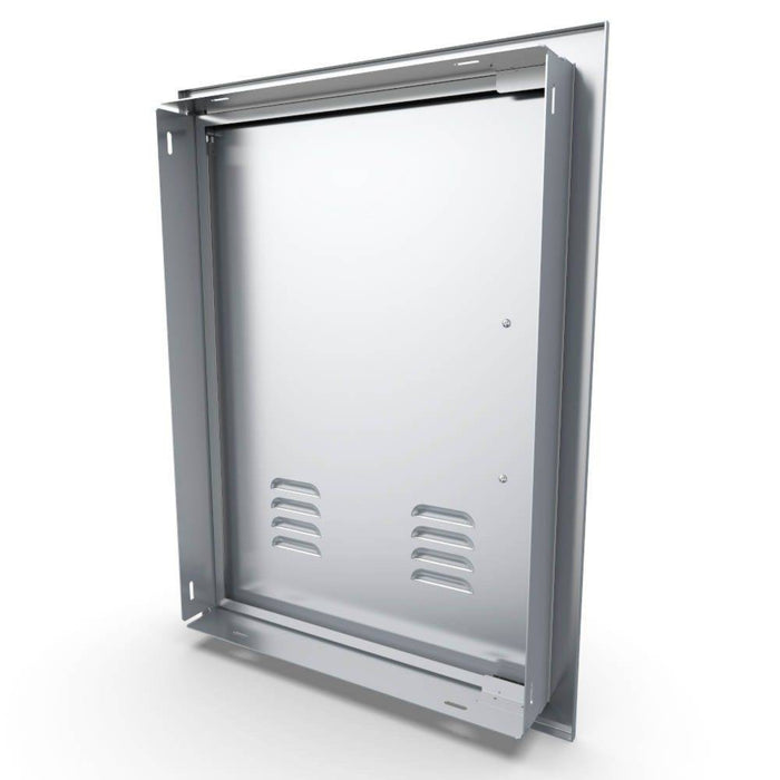 Sunstone 14" x 20" Vertical Vented Door with Beveled Frame and Right-Swing Signature Series