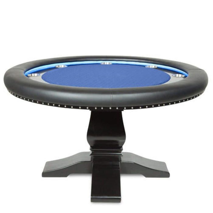 Ginza LED Poker Table by BBO Poker Tables - Comes with Four Chairs