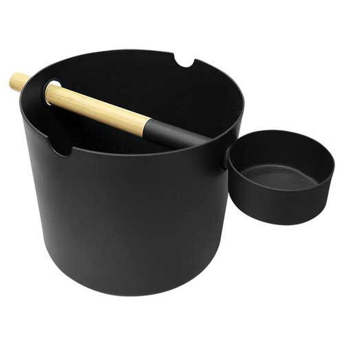 KOLO Black Bucket & Ladle