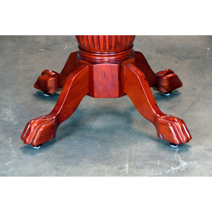 Mahogany Duke Pedestal Leg Set for BBO Poker Tables