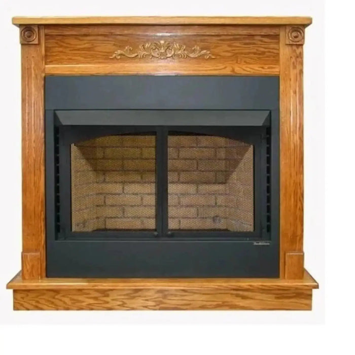 Buck Stove Model 1127 Deluxe Mantel in Unfinished Wood