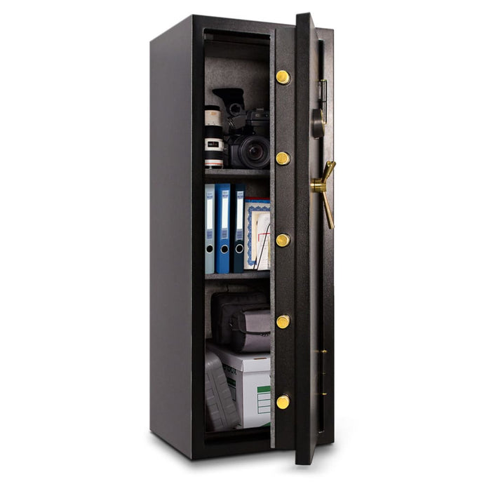 MESA 7.9 Cubic Foot Electronic Lock Burglary & Fire Safe - All Steel Safe - Black