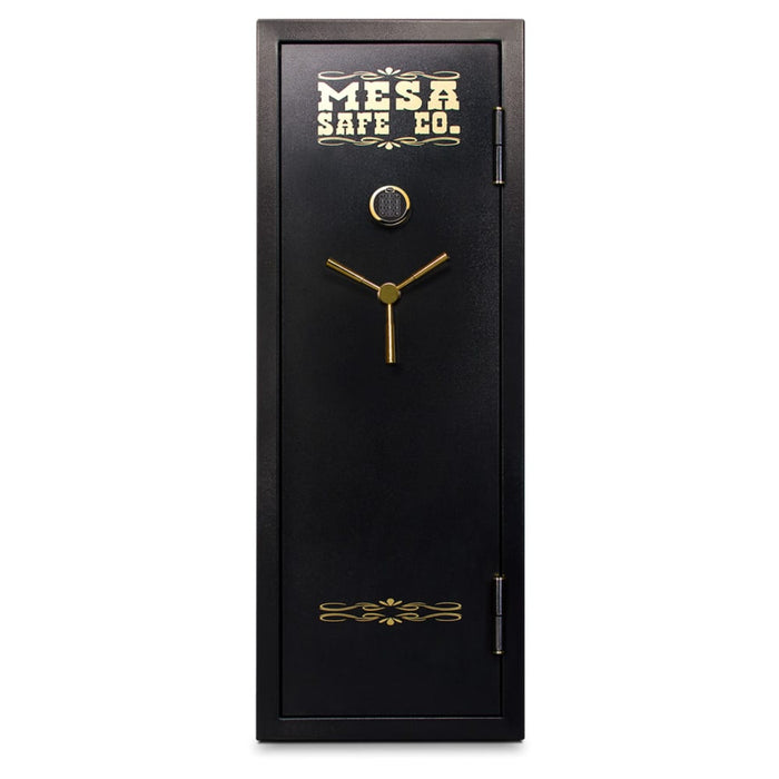 MESA 7.9 Cubic Foot Electronic Lock Burglary & Fire Safe - All Steel Safe - Black