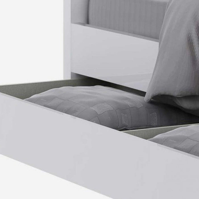 Homeroots Twin White Bed Frame: Timeless Elegance for Your Bedroom