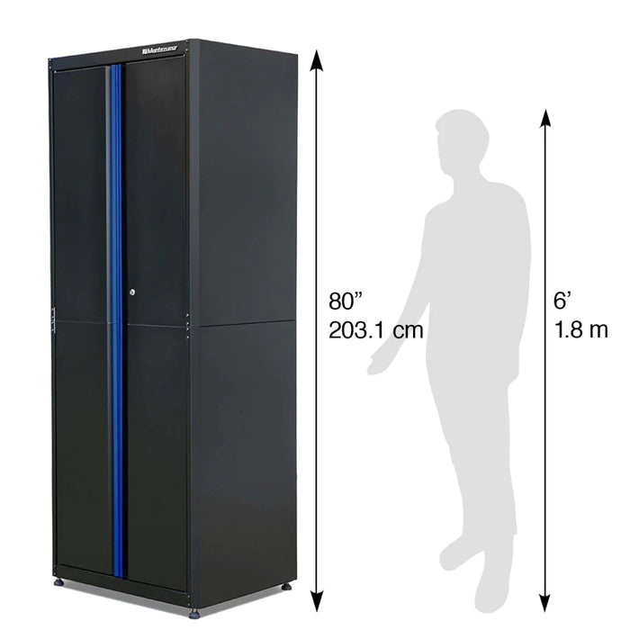 Montezuma Tall Cabinet with Two Doors, Dimensions 30.5" x 24"