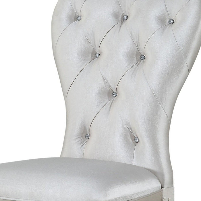 Antique White & Cream Dining Chairs Set - 2-Pack by Homeroots