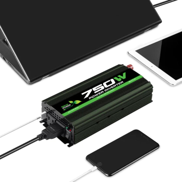 750-Watt Modified Sine Wave Power Inverter by Nature Power